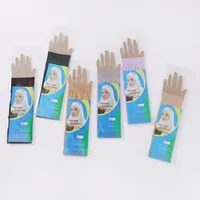 Summer Arab Women's Base Sleeve Solid Color Flat Mouth Elastic Ice Sleeve UV-resistant Thin Sun-protection Sleeve main image 1