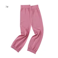 Summer Arab Women's Base Sleeve Solid Color Flat Mouth Elastic Ice Sleeve UV-resistant Thin Sun-protection Sleeve sku image 8