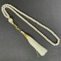 99 6-li Glass Imitation Pearl String Tassel TASBIH Rosary Beads Middle East  Wholesale Original Bracelet Pendant main image 3