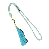 99 6-li Glass Imitation Pearl String Tassel TASBIH Rosary Beads Middle East  Wholesale Original Bracelet Pendant main image 5