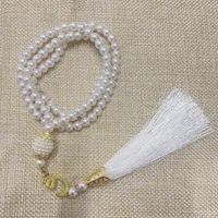 99 6-li Glass Imitation Pearl String Tassel TASBIH Rosary Beads Middle East  Wholesale Original Bracelet Pendant sku image 13
