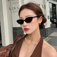 Sweet Cool Streetwear Hot Girl Style Sunglasses PC UV400 Protection Cat Eye Full Frame Glasses main image 1