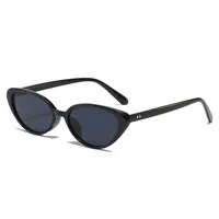 Sweet Cool Streetwear Hot Girl Style Sunglasses PC UV400 Protection Cat Eye Full Frame Glasses main image 6