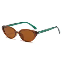 Sweet Cool Streetwear Hot Girl Style Sunglasses PC UV400 Protection Cat Eye Full Frame Glasses main image 9