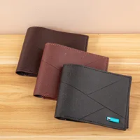 New  Wallet Men's Short Wallet Youth Fashion Wallet Large Capacity Multi-card Wallet main image 4