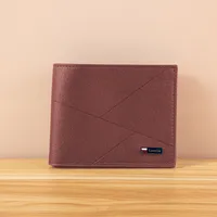 New  Wallet Men's Short Wallet Youth Fashion Wallet Large Capacity Multi-card Wallet sku image 3