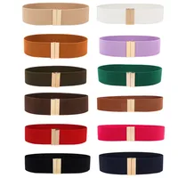 Modern Style Solid Color Alloy Women's Chain Belts main image 3
