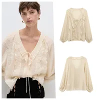 Women's Blouse Long Sleeve Blouses Simple Style Classic Style Solid Color main image 1