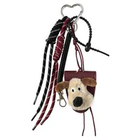 Dopamine Flower Miu Bag Hanging Girl's Heart Colorful Braided Rope Bag Pendant Creative Car Keychain All-match main image 5