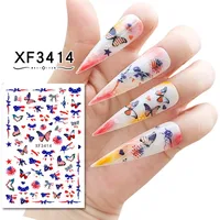 Independence Day Series  Supply Manicure Stickers Nail Stickers 8 Set Manicure Accessories sku image 8