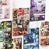 Language Idle Cutting Film Sticker Book Flow Thread Micro Dream Series New Ancient Early Wind Material Hand Account Diy Mobile Phone Back Card Collage main image 3