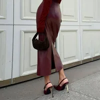 Women's Skirt Simple Style Classic Style Solid Color Maxi Long Dress Daily Street main image 5