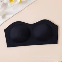 Explosions Strapless Bra Cross Side Buckle Underwear For Women sku image 5