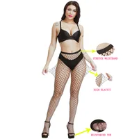 Hook Not Broken Sexy Stockings Pantyhose Bottoming Socks Non-slip White Color Net Stockings Fishnet Eye Pantyhose main image 3