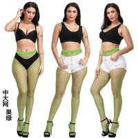 Hook Not Broken Sexy Stockings Pantyhose Bottoming Socks Non-slip White Color Net Stockings Fishnet Eye Pantyhose sku image 11