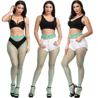 Hook Not Broken Sexy Stockings Pantyhose Bottoming Socks Non-slip White Color Net Stockings Fishnet Eye Pantyhose sku image 16