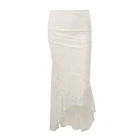 Style Women's Clothing  Autumn New Sexy Pleated Strap Top French Temperament Lace Skirt Suit sku image 5