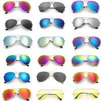 Hot Sale 3026 Color Film Sunglasses Men And Women Driving Fishing Trend Sunglasses Fashion Pilot Glasses Wholesale main image 1