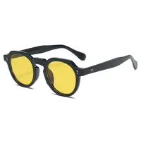 New Retro Box Ocean Glasses   Color Sunglasses Glasses For Travel All-match Party Sunglasses main image 3