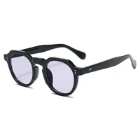 New Retro Box Ocean Glasses   Color Sunglasses Glasses For Travel All-match Party Sunglasses main image 4