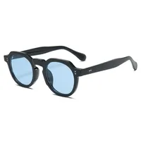 New Retro Box Ocean Glasses   Color Sunglasses Glasses For Travel All-match Party Sunglasses main image 5
