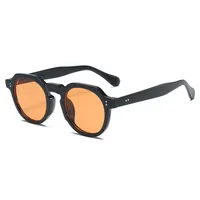 New Retro Box Ocean Glasses   Color Sunglasses Glasses For Travel All-match Party Sunglasses sku image 6