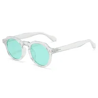 New Retro Box Ocean Glasses   Color Sunglasses Glasses For Travel All-match Party Sunglasses sku image 10