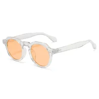 New Retro Box Ocean Glasses   Color Sunglasses Glasses For Travel All-match Party Sunglasses sku image 12