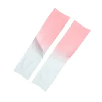 Summer  New Style Fashionable Gradient Ice Silk Sleeve Men's And Women's Sun Protection Oversleeve Outdoor Riding Printed Logo Ice Sleeve main image 5