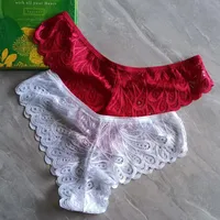 Women's Lace Underwear Sexy Sports Fun Low Waist Seamless Briefs Lace Women's Thong Foreign Trade T-pants main image 2