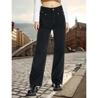 Women's Casual Daily Streetwear Solid Color Full Length Jeans main image 1