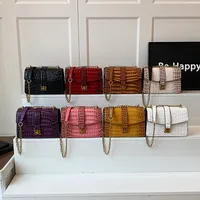 Fashion Chain Small Square Bag Female   New Arrival High Sense Shoulder Bag All-Match Crossbody Commuter Women's Bag main image 1