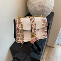 Fashion Chain Small Square Bag Female   New Arrival High Sense Shoulder Bag All-Match Crossbody Commuter Women's Bag main image 2