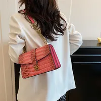 Fashion Chain Small Square Bag Female   New Arrival High Sense Shoulder Bag All-Match Crossbody Commuter Women's Bag main image 3