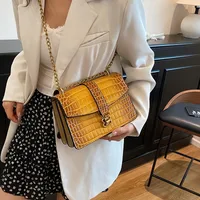 Fashion Chain Small Square Bag Female   New Arrival High Sense Shoulder Bag All-Match Crossbody Commuter Women's Bag main image 4