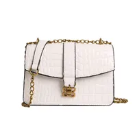 Fashion Chain Small Square Bag Female   New Arrival High Sense Shoulder Bag All-Match Crossbody Commuter Women's Bag sku image 2