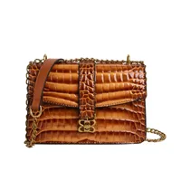 Fashion Chain Small Square Bag Female   New Arrival High Sense Shoulder Bag All-Match Crossbody Commuter Women's Bag sku image 3