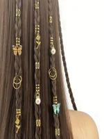 Elegant Colorful Butterfly Ear Hair Clip Alloy Drop Oil Fashion Creative Festival Geometric Pattern Four Seasons Universal Cute main image 1