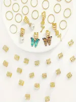 Elegant Colorful Butterfly Ear Hair Clip Alloy Drop Oil Fashion Creative Festival Geometric Pattern Four Seasons Universal Cute main image 4