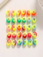Reggae Dreads Hair Jewelry Plastic Beads Geometric Pattern Resin Hair Accessories Elegant Cute Hairpins For Women All Seasons sku image 1