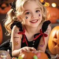New  Children's Halloween Tattoo Sticker Funny Quirky Cute Party Gathering Tattoo Sticker Paper Waterproof Sweat-Proof main image 3