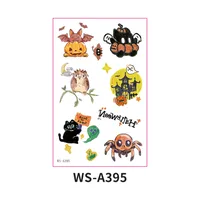 New  Children's Halloween Tattoo Sticker Funny Quirky Cute Party Gathering Tattoo Sticker Paper Waterproof Sweat-Proof sku image 5