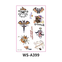 New  Children's Halloween Tattoo Sticker Funny Quirky Cute Party Gathering Tattoo Sticker Paper Waterproof Sweat-Proof sku image 9