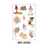 New  Children's Halloween Tattoo Sticker Funny Quirky Cute Party Gathering Tattoo Sticker Paper Waterproof Sweat-Proof sku image 10