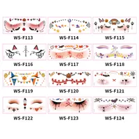 New Arrival Halloween Makeup Face Pasters Cute Ghost Makeup Tattoo Sticker Shooting Props Stickers Waterproof And Sweat-Proof main image 3