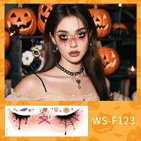 New Arrival Halloween Makeup Face Pasters Cute Ghost Makeup Tattoo Sticker Shooting Props Stickers Waterproof And Sweat-Proof sku image 11