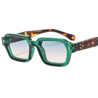 Outu New Box Fashion Sunglasses Colorful Color Matching Modern  Sunglasses 4364 main image 2
