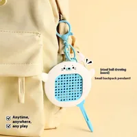 1 Piece Cute Cartoon PVC Alloy Plastic Bag Pendant Keychain main image 2
