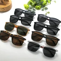 E-commerce New Polarized Sunglasses Square Large Frame Classic Glasses Men And Women Driving Fishing Sunglasses P8705 main image 1