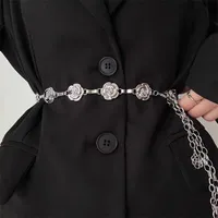 Fashion Joker Rose Women's Waist Chain Dress Suit Decoration Fashion  Explosions Spot main image 4